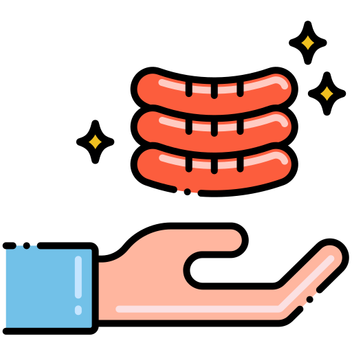 Мясные чипсы, колбаски к пиву